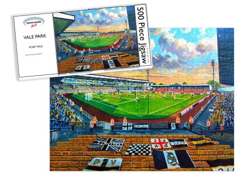 Vale Park Stadium Fine Art Jigsaw Puzzle - Port Vale FC Vale Park Stadium Fine Art Jigsaw Puzzle - Port Vale FC